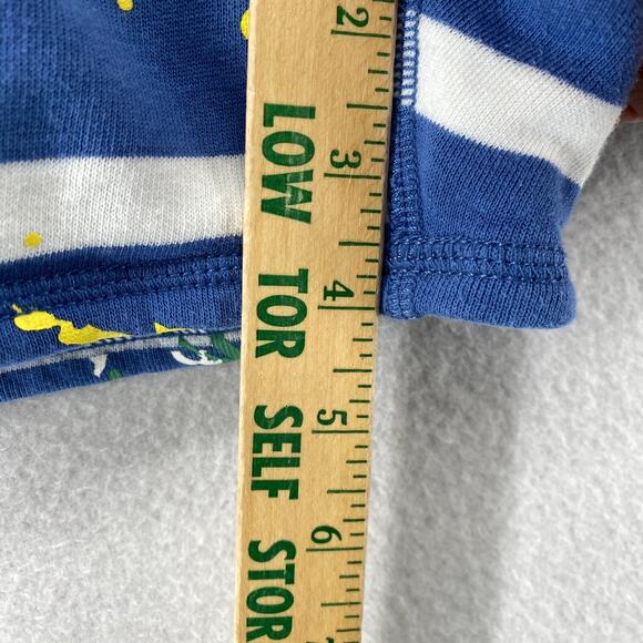 POLO RALPH LAUREN Shorts Womens XL Paint Splatter Striped Fleece 4" Sweat Blue - Picture 12 of 13